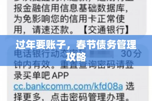 过年要账子，春节债务管理攻略