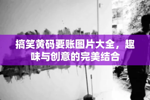 搞笑黄码要账图片大全，趣味与创意的完美结合