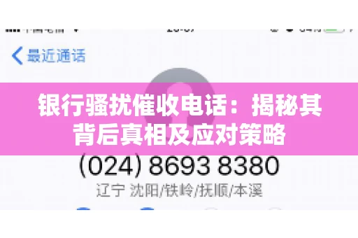 银行骚扰催收电话：揭秘其背后真相及应对策略