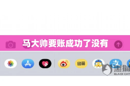 马大帅要账成功了没有