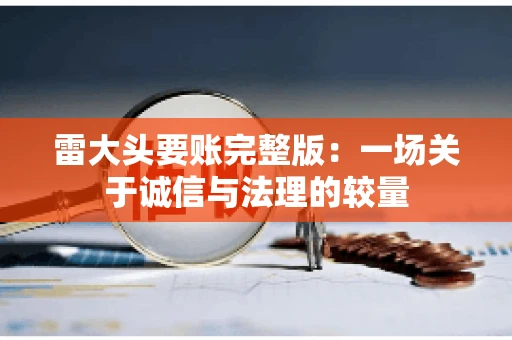 雷大头要账完整版：一场关于诚信与法理的较量