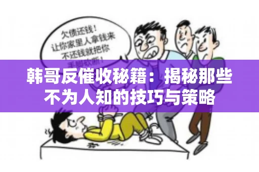 韩哥反催收秘籍：揭秘那些不为人知的技巧与策略